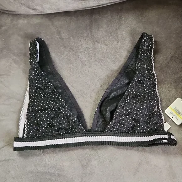 Nwt free people medium bra fp intimately free people lace bralette no wire - Picture 6 of 7